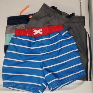 Boys lot 3t & 4t swim trunks 4t shorts
